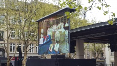 Grand public sur la Place d'Armes
